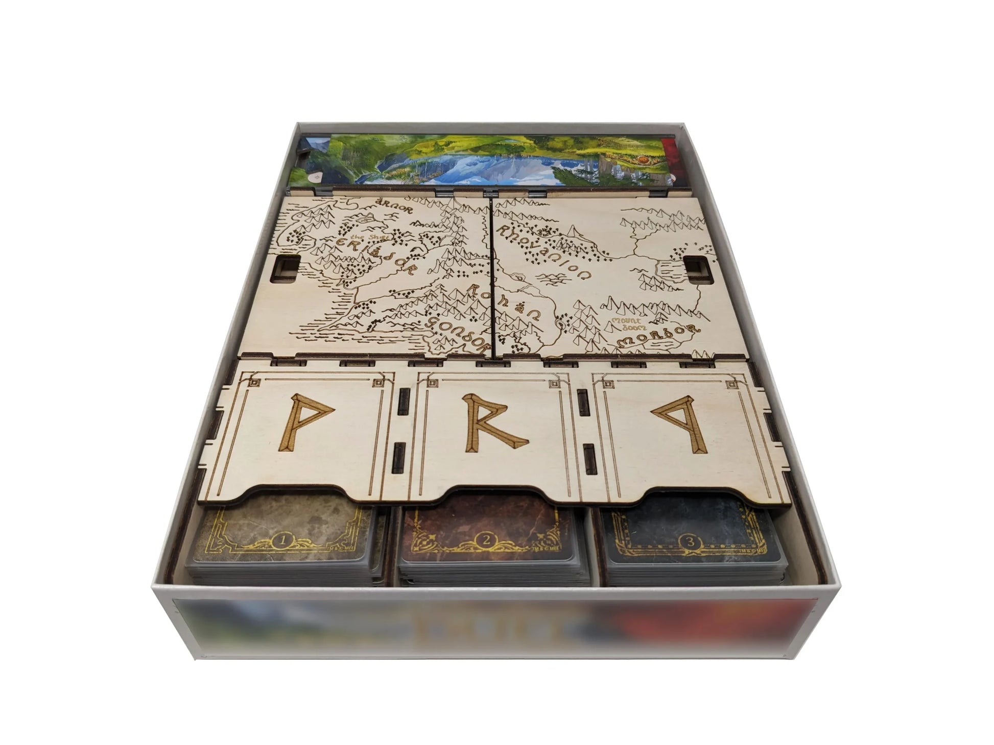 The Lord of the Rings: Duel for Middle-earth - Game Organizer Board Bento The Lord of the Rings: Duel for Middle-earth - Game Organizer Board Bento