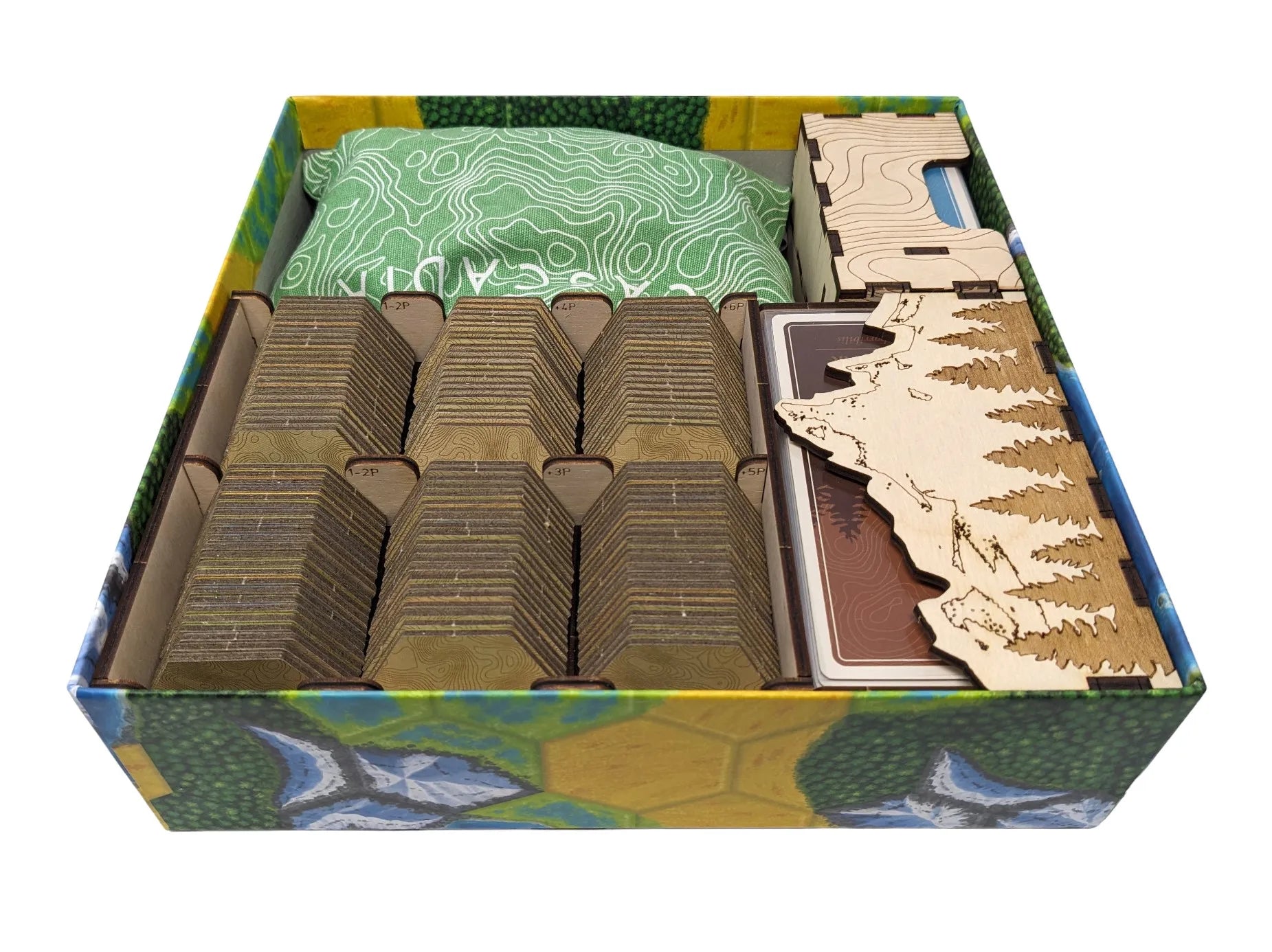 Cascadia - Game Organizer Board Bento Cascadia - Game Organizer Board Bento