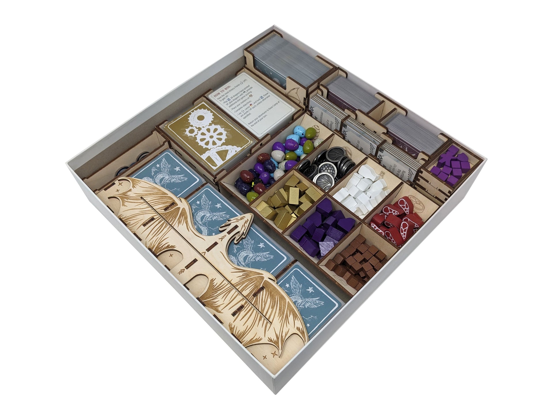 card sleeves for wyrmspan Compatible Card Sleeve Bundle : Toys & Games Compatibility claims only extend to the physical size of the cards in each respective game and no claim to endorsement or authorization by the respective rights holders is expressed or implied by Sleeve Kings Wyrmspan - Game Organizer