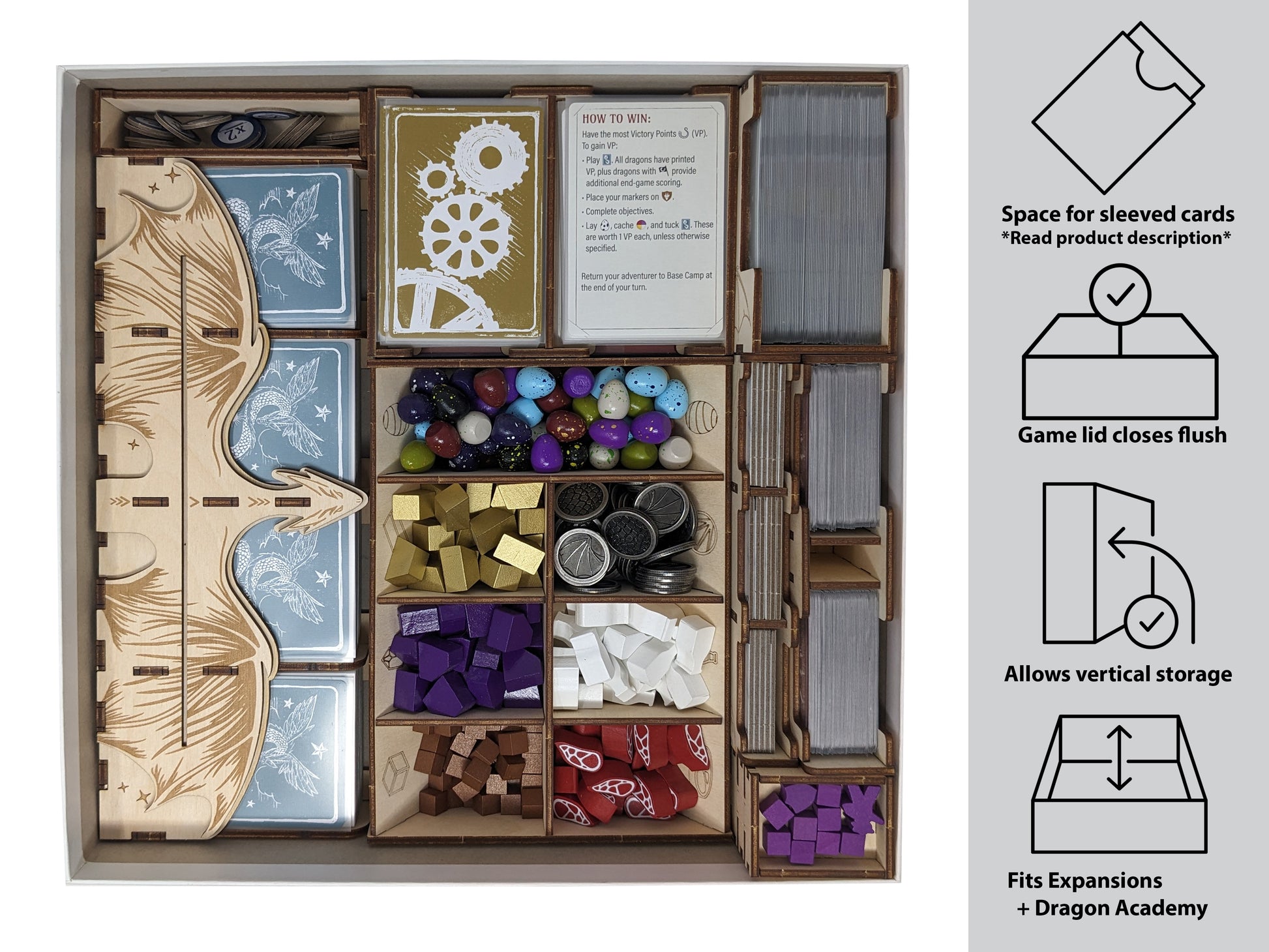 Wyrmspan - Game Organizer Board Bento Wyrmspan - Game Organizer Board Bento